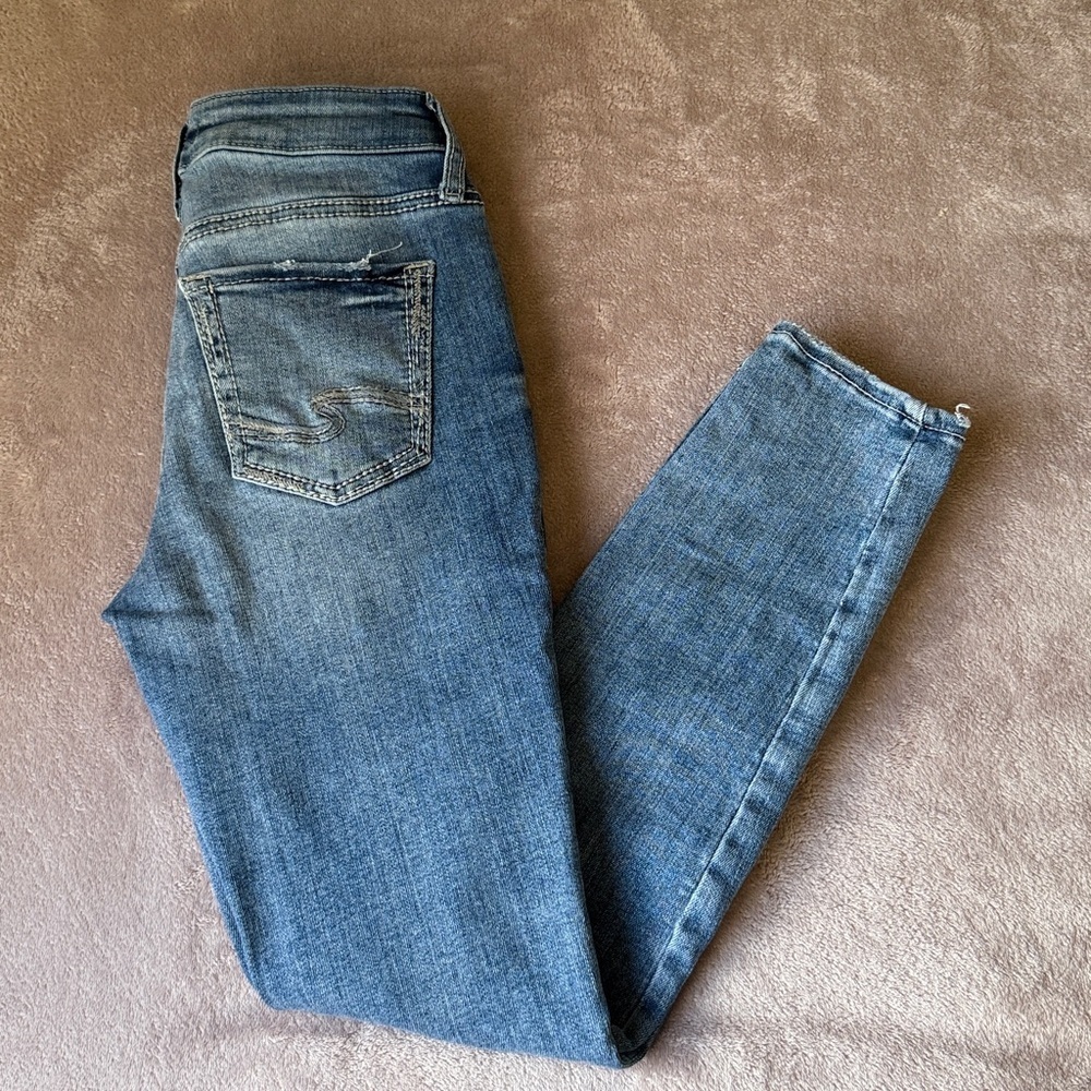Silver Jeans Women's Skinny Jeans - Blue